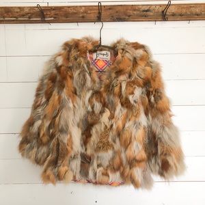 Vintage tarnopals fur jacket 70s retro